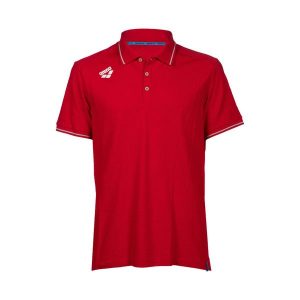 Koszulka polo Arena Team Polo shirt Solid Cotton. Czerwone bluzki Arena, s, bez wzorów, z bawełny, bez kołnierzyka, bez ramiączek. Za 169,99 zł.