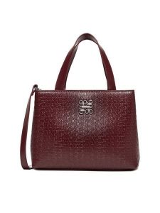 Nine West Torebka CEO-HAMPSHIRE-II-LDA8175 Bordowy. Czerwone torebki klasyczne Nine West, bez wzorów, z materiału, bez dodatków. Za 219,99 zł.