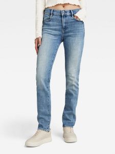 G-Star Dżinsy "Ace 2.0" - Slim Straight fit - w kolorze błękitnym rozmiar: W25/L30. Niebieskie jeansy G-Star, z aplikacjami. Za 149,31 zł.