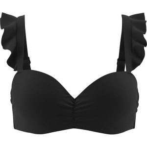 Biustonosz bikini na fiszbinach bonprix czarny. Bikini marki bonprix. Za 69,99 zł.