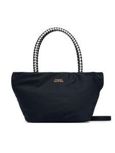 Tommy Hilfiger Torebka Th Marina Bucket Nylon AW0AW18831 Granatowy. Niebieskie torebki klasyczne TOMMY HILFIGER, bez wzorów, z materiału, bez dodatków. Za 449,99 zł.