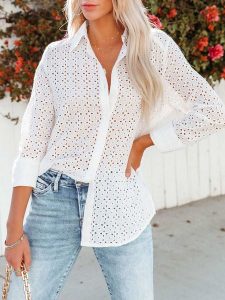 Milan Kiss Bluzka w kolorze białym rozmiar: S. Białe bluzki Milan Kiss, s, bez wzorów, z bawełny, bez kołnierzyka, bez ramiączek. Za 152,26 zł.