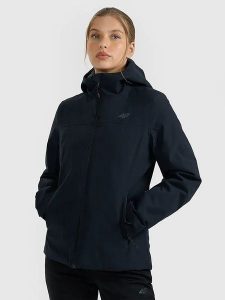 4F Kurtka narciarska w kolorze czarnym rozmiar: S. Czarne kurtki sportowe 4f, m, bez wzorów, bez kaptura, narciarskie. Za 226,24 zł.