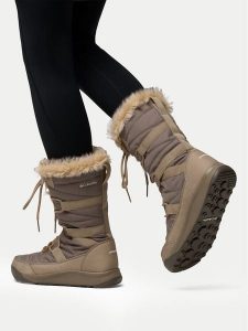 Columbia Śniegowce Minx IV 2079171 Brązowy. Brązowe buty zimowe Columbia, z materiału, bez obcasa, bez zapięcia. Za 529,99 zł.