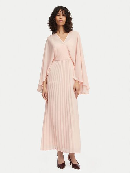 Vero Moda Sukienka wieczorowa Elliana 10348594 Różowy Regular Fit. Czerwone kombinezony Vero Moda, m, bez wzorów, wizytowe, bez kołnierzyka, bez ramiączek. Za 549,99 zł.