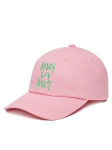Juicy Couture Czapka z daszkiem Viva JCAWH125712 Różowy. Czerwone czapki Juicy Couture, bez wzorów, z bawełny. Za 89,99 zł.