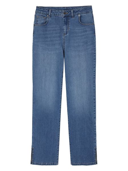 TATUUM Dżinsy "Lassi" - Regular fit - w kolorze niebieskim rozmiar: 42. Niebieskie jeansy Tatuum, z aplikacjami, ze skóry. Za 200,60 zł.