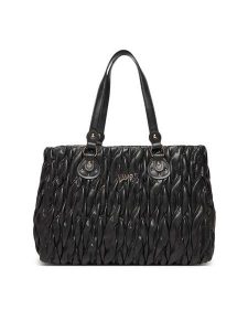 Liu Jo Torebka Ecs M Tote AF5014 E0457 Czarny. Czarne shopper bag Liu Jo, bez wzorów, ze skóry, bez dodatków. Za 719,99 zł.