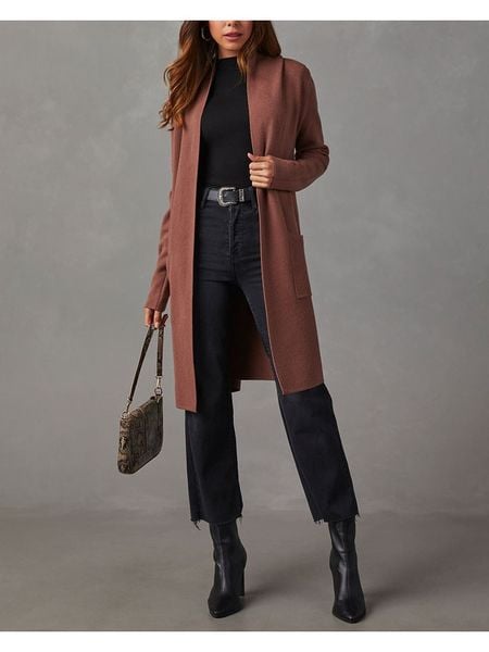 Milan Kiss Kardigan w kolorze jasnobrązowym rozmiar: M. Brązowe kardigany Milan Kiss. Za 196,24 zł.