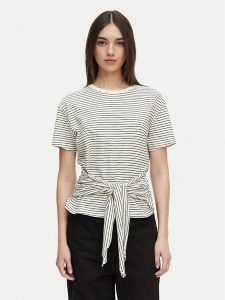 Tommy Hilfiger T-Shirt WW0WW49256 Biały Relaxed Fit. Białe t-shirty TOMMY HILFIGER, s, bez wzorów, z bawełny, bez kołnierzyka, bez ramiączek. Za 289,99 zł.