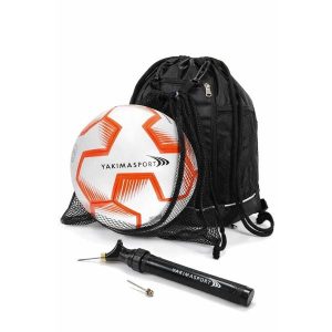 Zestaw piłkarski Yakimasport plecak z siatką + piłka nożna r.3 + pompka. Plecaki YAKIMASPORT. Za 99,99 zł.