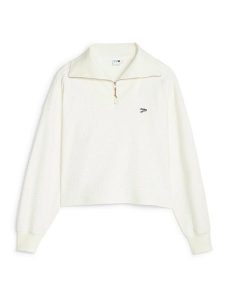 Puma Bluza "Downtown" w kolorze kremowym rozmiar: XS. Brązowe bluzy Puma, xs, bez wzorów, z bawełny, bez kaptura. Za 83,42 zł.