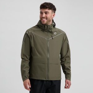 Kurtka na deszcz unisex Rogelli Commuter Essential. Zielone kurtki Rogelli, xl, bez wzorów, bez kaptura. Za 313,00 zł.