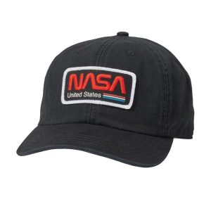 Czapka Z Daszkiem Hepcat NASA. Czarne czapki American Needle, bez wzorów. Za 132,99 zł.