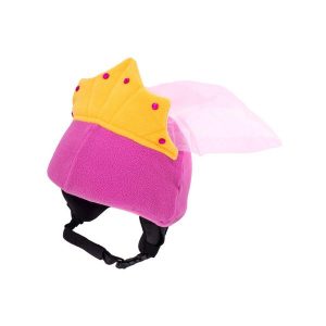 Czapka / nakładka na kask narciarski KSIĘŻNICZKA. Czerwone czapki CASCO, bez wzorów, sportowe. Za 25,00 zł.