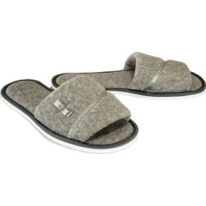 METEOR 041 IZABELA szary, kapcie damskie. Szare kapcie Meteor, bez wzorów. Za 35,99 zł.