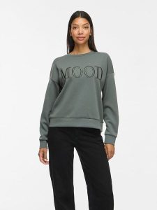 Vila Bluza "Reflect" w kolorze zielonym rozmiar: XL. Zielone bluzy Vila, xl, bez wzorów, bez kaptura. Za 149,95 zł.