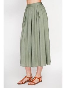 Le Jardin du Lin Lniana spódnica w kolorze khaki rozmiar: 36. Brązowe spódnice Le jardin du lin, na co dzień, bez wzorów, ze lnu, klasyczne, maxi. Za 139,95 zł.