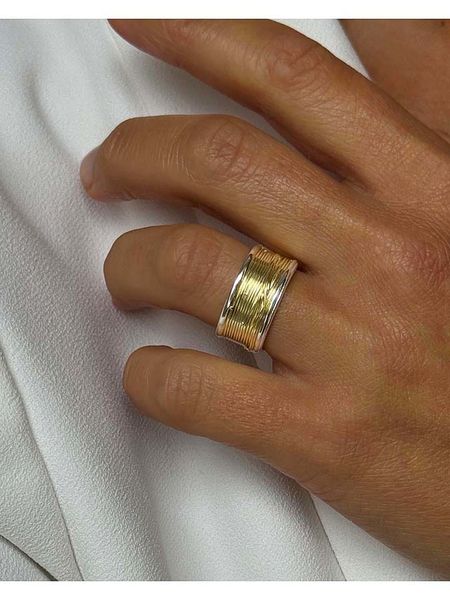 DI GIORGIO Pozłacany pierścionek rozmiar: 58. Szare pierścionki DI GIORGIO, pozłacane. Za 270,39 zł.