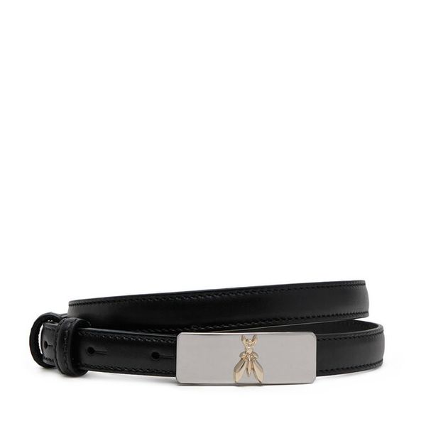 Pasek Damski Patrizia Pepe. Czarne paski Patrizia Pepe, bez wzorów. Za 299,99 zł.