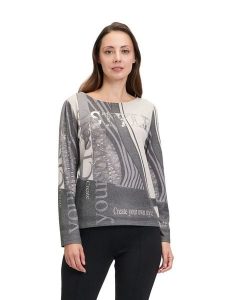 Betty Barclay Koszulka w kolorze szaro-beżowym rozmiar: 46. Brązowe bluzki Betty Barclay, bez wzorów, bez kołnierzyka, bez ramiączek. Za 113,99 zł.