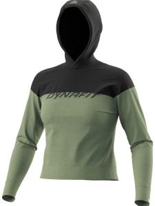 DYNAFIT Bluza funkcyjna "DRIRELEASE" w kolorze zielono-czarnym rozmiar: S. Zielone bluzy Dynafit, s, bez wzorów, z materiału, z kapturem. Za 175,67 zł.
