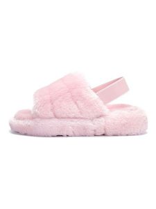 ISLAND BOOT Kapcie "Poppy" w kolorze jasnoróżowym rozmiar: 40. Różowe kapcie Island Boot, bez wzorów. Za 114,17 zł.