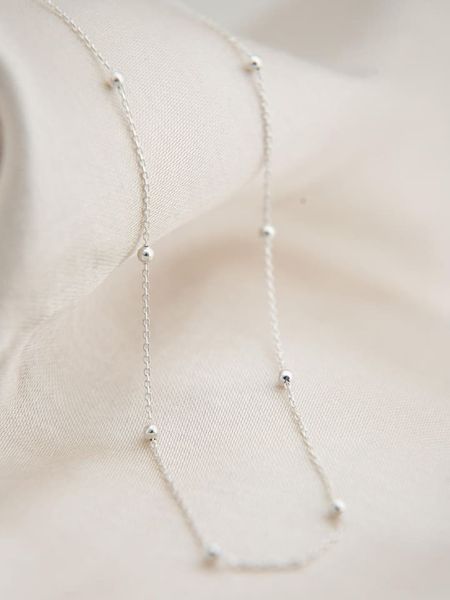 Lodie Silver Srebrny naszyjnik - dł. 43 cm rozmiar: onesize. Szare naszyjniki Lodie Silver, srebrne. Za 56,95 zł.