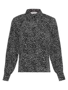 MOSS COPENHAGEN Bluzka "Jace Rhian"w kolorze czarno-białym rozmiar: M. Białe bluzki Moss Copenhagen, m, bez wzorów, bez kołnierzyka, bez ramiączek. Za 130,99 zł.