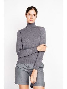 ASSUILI Golf w kolorze szarym rozmiar: 38. Szare golfy Assuili, bez wzorów. Za 175,67 zł.