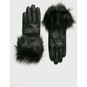 Pieces - Rękawiczki skórzane Kim. Rękawiczki marki Pieces. W wyprzedaży za 89,90 zł.