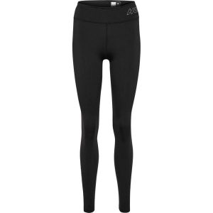 Damskie legginsy Hummel. Czarne legginsy Hummel, bez wzorów, z dżerseju. Za 218,50 zł.