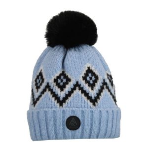 Czapka Peak Mountain Monceau. Niebieskie czapki Peak Mountain, bez wzorów, sportowe. W wyprzedaży za 132,50 zł.