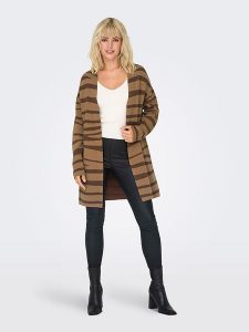 ONLY Kardigan w kolorze brązowym rozmiar: XL. Brązowe kardigany ONLY, z włókna. Za 109,78 zł.