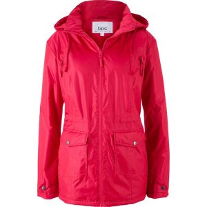 Parka outdoorowa bonprix czerwony. Kurtki marki bonprix. Za 79,99 zł.