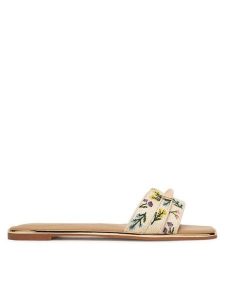 Aldo Klapki Darlina 14296251 Beżowy jasny. Brązowe klapki ALDO, bez wzorów, z materiału, bez obcasa. Za 269,99 zł.