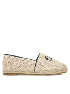 DeeZee Espadryle EKL8265-1 Beżowy. Brązowe espadryle DeeZee, bez wzorów, z tworzywa sztucznego, bez obcasa. Za 119,99 zł.