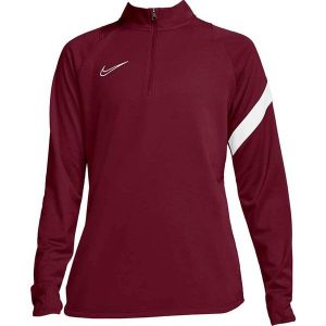 Bluza sportowa damska Nike Nk Df Academy Dril Top. Czerwone bluzy Nike, bez wzorów, bez kaptura. Za 162,91 zł.