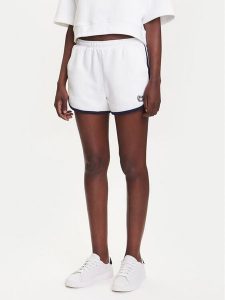 Gap Szorty sportowe 778453-02 Biały Regular Fit. Białe spodenki sportowe GAP, l, bez wzorów, z bawełny. Za 129,99 zł.