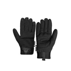 Rękawiczki ochronne Ferrata. Czarne rękawiczki VOLVEN, bez wzorów. Za 109,99 zł.