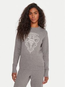 JOOP! Sweter 58 254KN58Karol 30048477 Szary Regular Fit. Szare swetry klasyczne JOOP!, z bawełny, bez kołnierzyka. Za 599,99 zł.