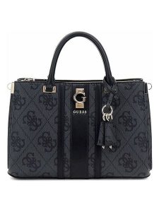 Guess Torebka w kolorze czarno-antracytowym - 30 x 21 x 11 cm rozmiar: onesize. Czarne torebki klasyczne Guess, z aplikacjami, z materiału, bez dodatków. Za 448,99 zł.