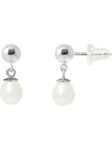 Pearline Złote kolczyki-wkrętki z perłami rozmiar: onesize. Białe kolczyki Pearline, z perłą, złote. Za 282,99 zł.