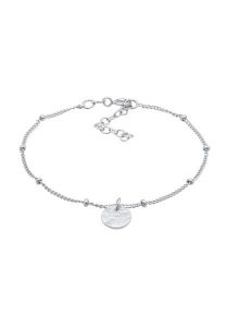 Elli Damska kulka Disc młotkowaną ze srebra próby 925 Sterling Silver Bransoletki 1 ct Damski. Szare bransoletki Elli, srebrne. Za 137,99 zł.