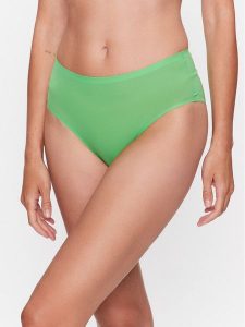 Chantelle Figi klasyczne Soft Stretch C10670 Zielony. Zielone figi Chantelle, bez wzorów, z syntetyku. Za 99,99 zł.