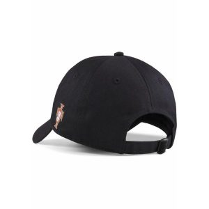 Czapka z daszkiem dla kibica portugalskiej piłki nożnej PUMA Black White. Białe czapki Puma, bez wzorów. Za 73,99 zł.