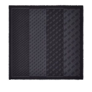 Chusta Guess. Szare apaszki i chusty Guess, z aplikacjami. Za 194,99 zł.