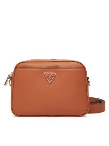 Guess Torebka Meridian II HWBG69 74140 Brązowy. Brązowe listonoszki Guess, z aplikacjami, ze skóry, bez dodatków. Za 309,99 zł.