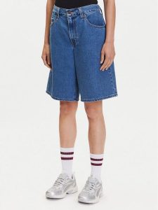 Levi's® Szorty jeansowe 000MJ-0001 Niebieski Baggy Fit. Niebieskie szorty bez wzorów, z bawełny. Za 219,99 zł.