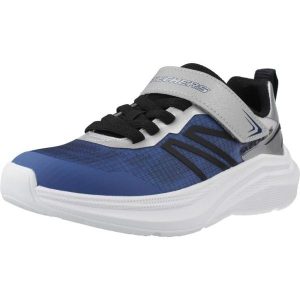 Buty SKECHERS MICROSPEC VELOCITY Niebieski. Niebieskie buty trekkingowe Skechers, z syntetyku, bez zapięcia. Za 195,99 zł.